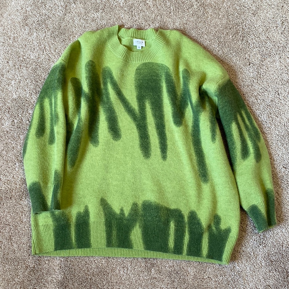 Green Oversized Sweater